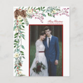 Budget Elegant Pine Garland kerstfoto (Voorkant)