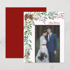 Budget Elegant Pine Garland kerstfoto