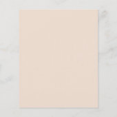 Budget Elegant Pink Brunch & Bubble Vrijgezellenfe Flyer (Achterkant)