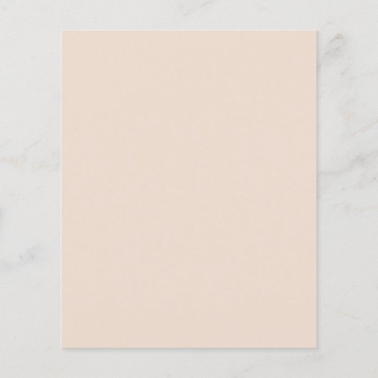 Budget Elegant Pink Brunch & Bubble Vrijgezellenfe Flyer (Achterkant)