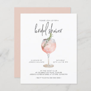 Budget Elegant Pink Cocktail Vrijgezellenfeest Bru