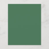 Budget Elegant Sage Green Scripting Gold Menu Kaar (Achterkant)