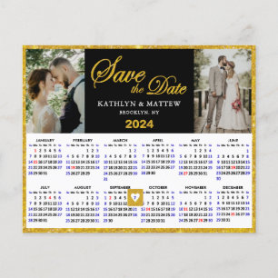 Budget Elegant Script 2024 Agenda De datum opslaan