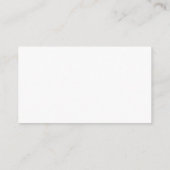 Budget Elegant Script Menu Keuze Bruiloft RSVP (Achterkant)