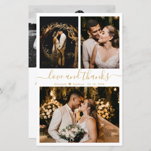 Budget Elegant Script Photo Weddenschap Hartelijk  (Voorkant / Achterkant)