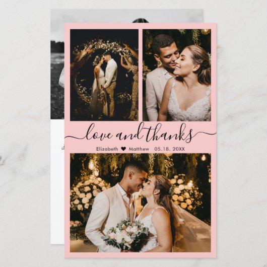 Budget Elegant Script Photo Weddenschap Hartelijk  (Voorkant / Achterkant)