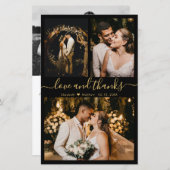 Budget Elegant Script Photo Weddenschap Hartelijk  (Voorkant / Achterkant)