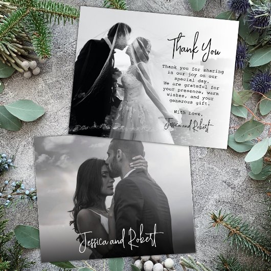 Budget Elegant Script Photo Weddenschap Hartelijk 
