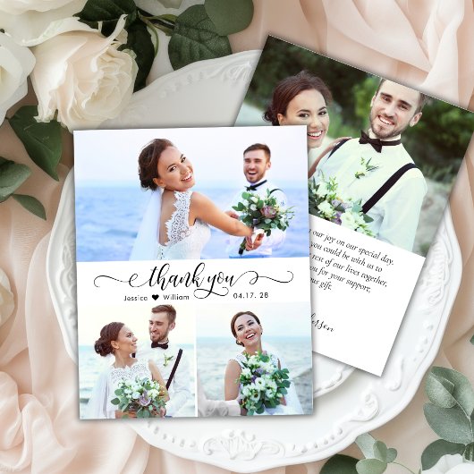 Budget Elegant Script Photo Weddenschap Hartelijk 