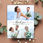 Budget Elegant Script Photo Weddenschap Hartelijk
