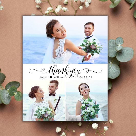 Budget Elegant Script Photo Weddenschap Hartelijk 