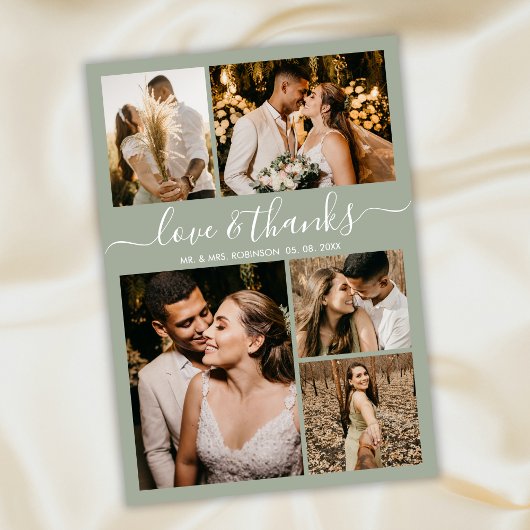 Budget Elegant Script Sage Photo Weddenschap Bedan Flyer