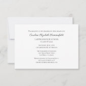 Budget Elegant Script Typography Photo Afstudeerde Kaart (Achterkant)