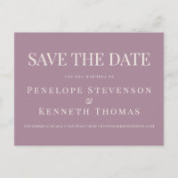 Budget Elegant Stof Paars Save The Date