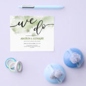 Budget/Elegant trouwuitnodiging. Uitnodiging Flyer (Enkel)