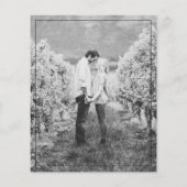 BUDGET Elegant Typografie Art Deco Foto Weddenscha (Achterkant)