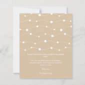 Budget Elegant Vellum Effect Kerst Foto (Achterkant)