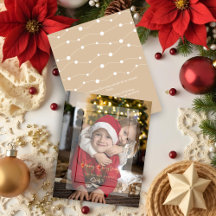 Budget Elegant Vellum Effect Kerst Foto