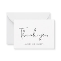 BUDGET Elegant Weddenschap Klein Dank je