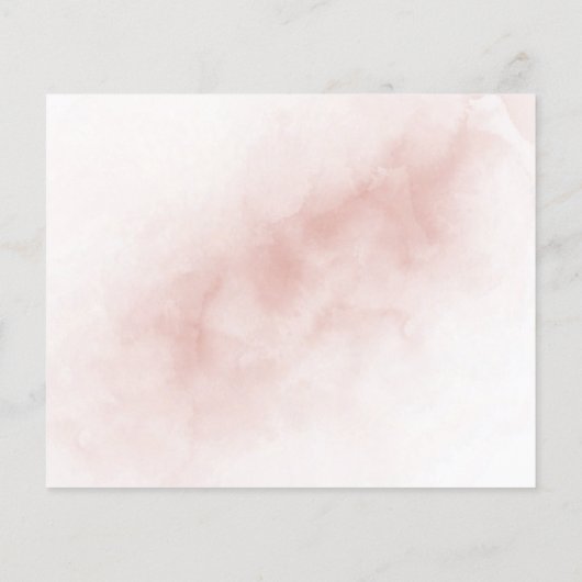 Budget Elegant Wedding RSVP Card. (Achterkant)