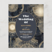 Budget Elegant Zilver Goud Hemelbruiloft (Voorkant)