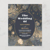 Budget Elegant Zilver Goud Hemelbruiloft (Voorkant)