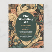 Budget Elegante Floral Art Nouveau Bruiloft