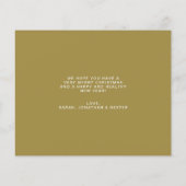 BUDGET Elegante klassieke gouden vrolijke kerst fo (Achterkant)