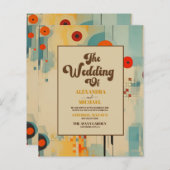 Budget Elegante Mid Century Bloemenbruiloft (Voorkant / Achterkant)