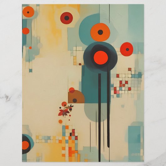 Budget Elegante Mid Century Bloemenbruiloft Flyer (Achterkant)