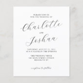 Budget Elegante minimalistische details QR foto br (Voorkant)