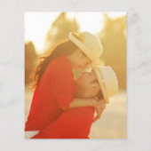 Budget Elegante minimalistische foto bruiloft uitn (Achterkant)