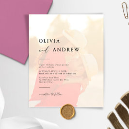 Budget Elegante minimalistische foto bruiloft uitn