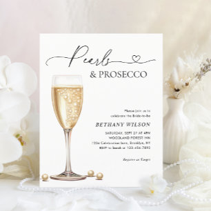 BUDGET Elegante parels en Prosecco Vrijgezellenfee