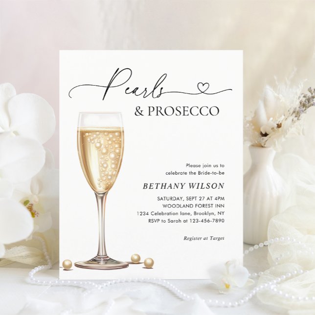 BUDGET Elegante parels en Prosecco Vrijgezellenfee (Creator heeft geüpload)