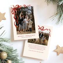 Budget Elegante Rode Boog Kerst Twee Foto