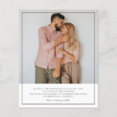 Budget Elegante Script Minimalistische 5 Foto's Tr (Achterkant)