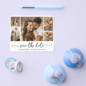 Budget Elegante Typografie Collage Save The Date Flyer (Enkel)