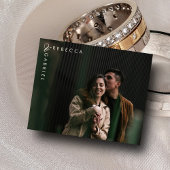 Budget Elegante Waterverf Bloemen Foto RSVP Kaart