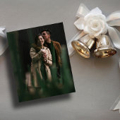 Budget Elegante Waterverf Bloemenfoto Wedd Invite