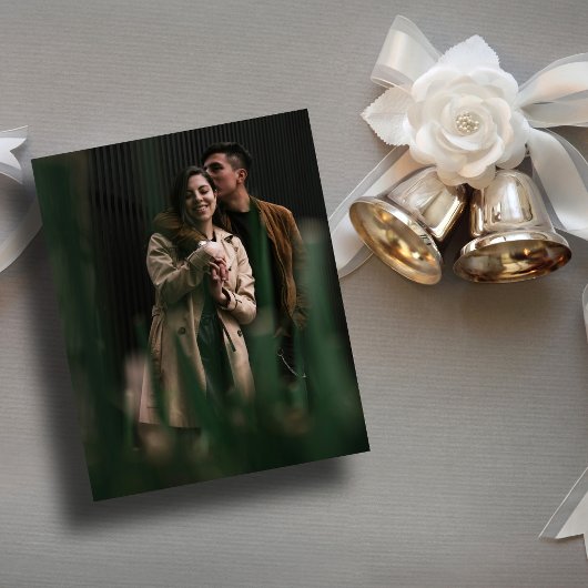 Budget Elegante Waterverf Bloemenfoto Wedd Invite