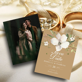 Budget Elegante Waterverf Bloemenwaad Save the dat