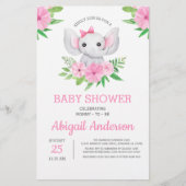 BUDGET Elephant Baby shower Florence (Voorkant)