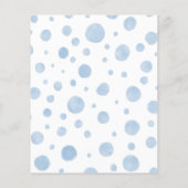 Budget Elephant Balloon Boy Baby shower Invitation (Achterkant)