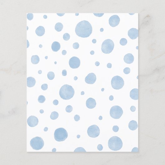 Budget Elephant Balloon Boy Baby shower Invitation (Achterkant)