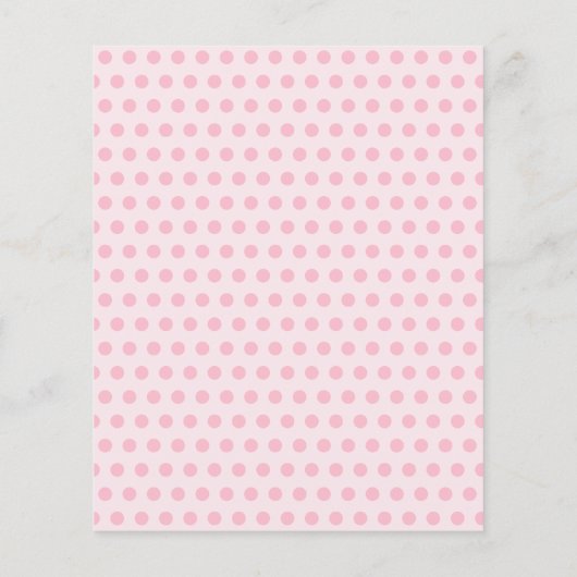 Budget Elephant Girl Baby shower Invitation (Achterkant)