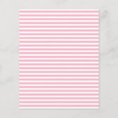 BUDGET Elephant Girl Baby shower Invitation (Achterkant)