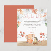 Budget Elephant Hedégel Girl Book for Baby shower (Voorkant / Achterkant)