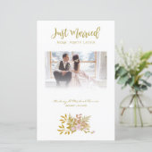 Budget Elopement Foto Wedding Elegant Floral (Staand voorkant)