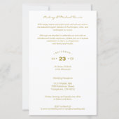 Budget Elopement Foto Wedding Elegant Floral (Achterkant)